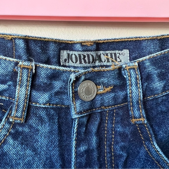 NWT VINTAGE 80's JORDACHE ACID WASH JEANS W ZIPPER DETAIL - Picture 4 of 13